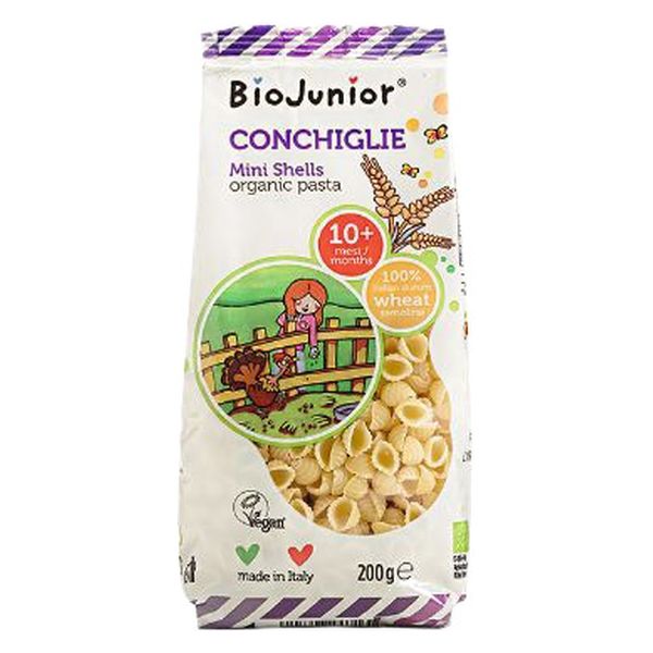 10カ月頃から）ビオジュニア オーガニック ベビーマカロニ ミニシェル
