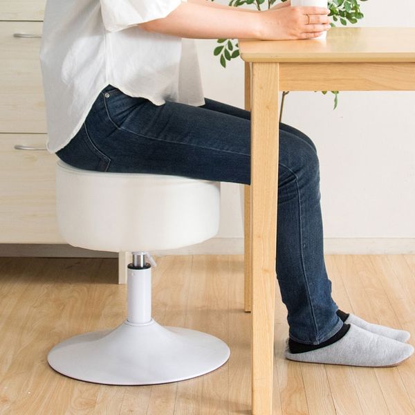 宮武製作所 昇降スツール Posta ポスタ ホワイト KNC-K101_WH 1台