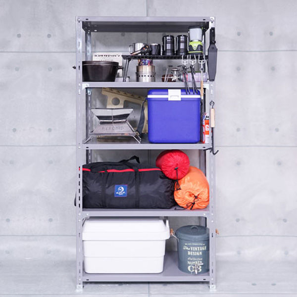 軒先渡し】北島 力量 スチールラック 5段 幅1810×奥行460×高さ1802mm