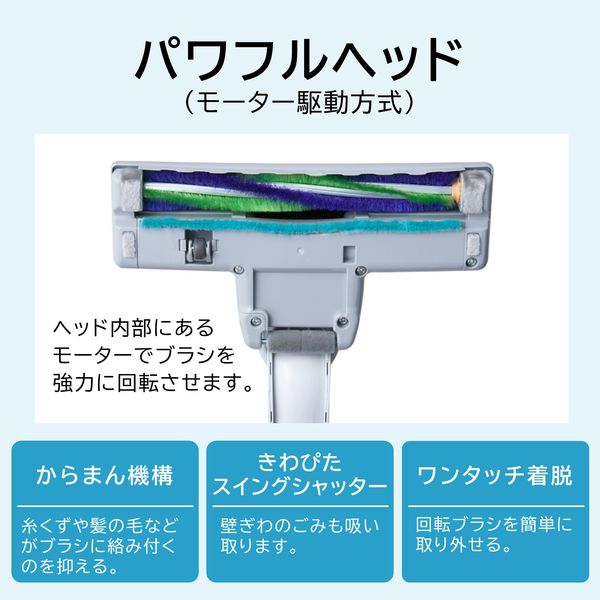 日立 掃除機 紙パック式 CV-P500 H グレー ハイパワー560W パワフル