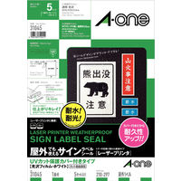 エーワン（A-one）ラベルシール パッケージラベル 光沢フィルム