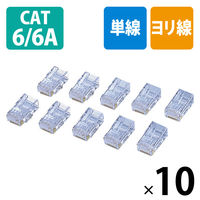 PANDUIT シールド付きモジュラープラグ LANコネクタ カテゴリ6A 100個