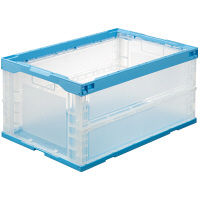 折りたたみコンテナ】 アスクル他 扉付き折りたたみコンテナセット