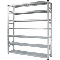 メタルシステム スチールラック 収納 シェルフ 棚 幅187.7x高さ197.2x