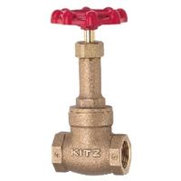 キッツ KITZ 青銅製ゲートバルブ10K 20A L-20A 1個 163-6308（直送品