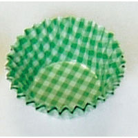 遠藤商事 オーブンケース チェック柄(250枚入) 6号深口 緑 XOC0218 1個