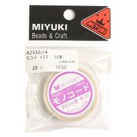 MIYUKI ビーズワーク専用糸 「モノコード」 #20/20m巻 ゴールド K2332