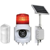 日惠製作所 簡易車両入出庫警告灯(ソーラー式) ニコトーチφ120(黄