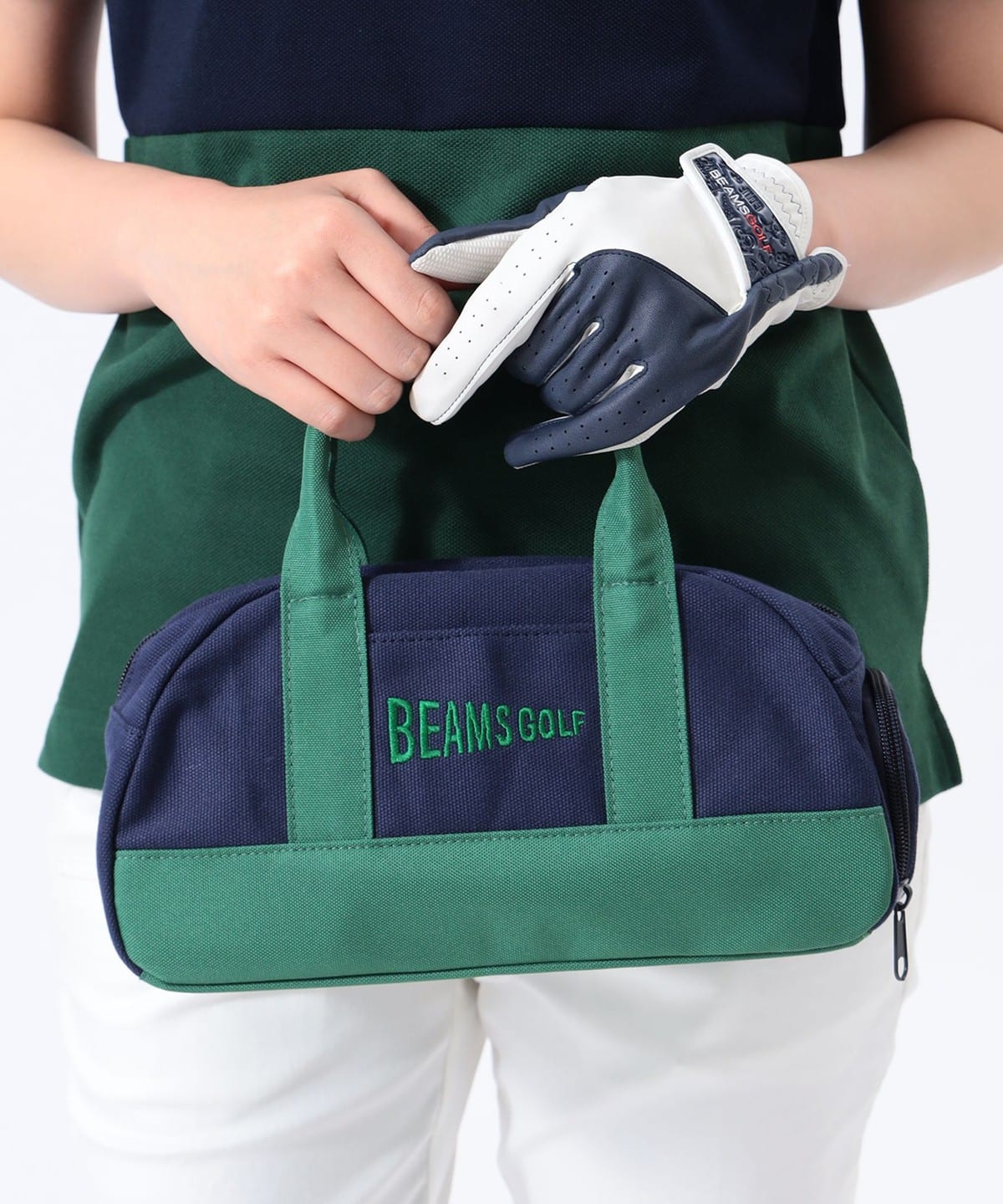 BEAMS GOLF（ビームス ゴルフ）ミニ キャンバス ボストンバッグ【保温