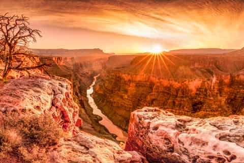 2026年グランドキャニオン国立公園のサンセット ツアーベストツアー