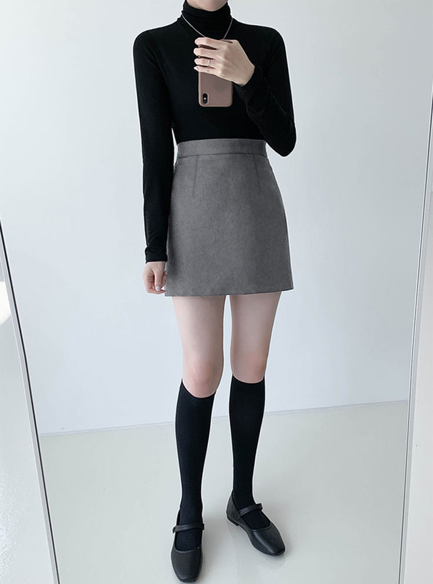 インパン付き台形ミニスカート[ac1891] | レディースファッション通販
