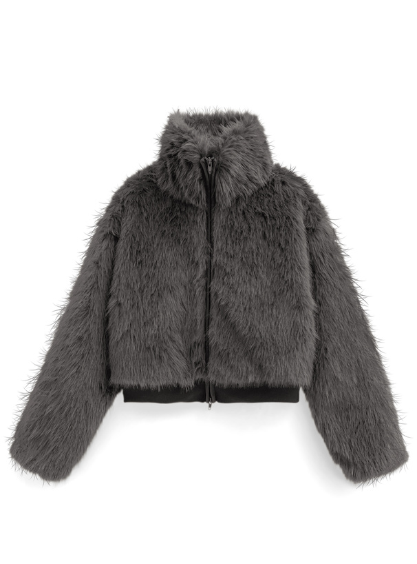 襟2Wayミダブルジップファーブルゾン[nk82] | レディースファッション