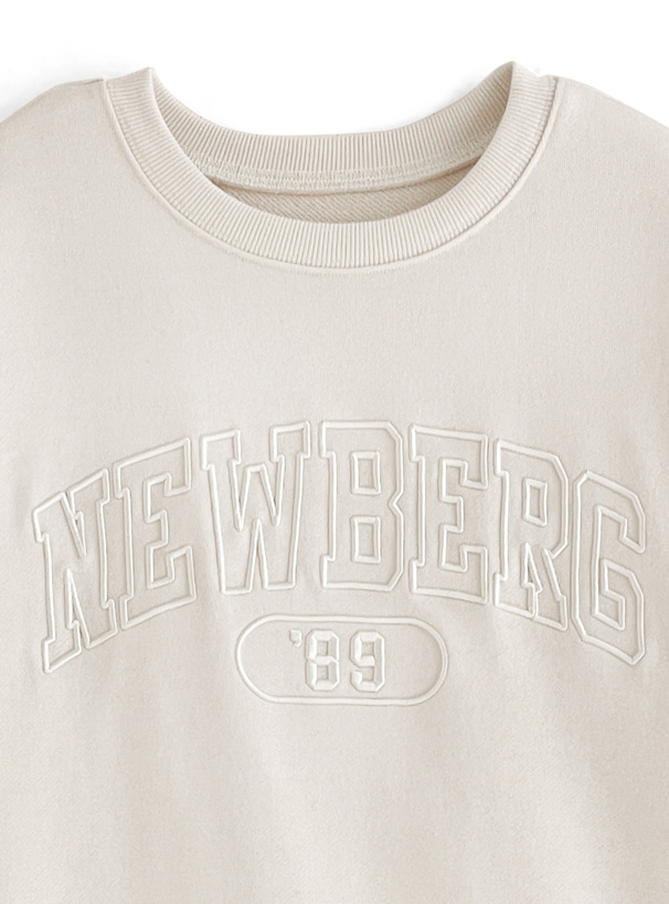 サムホール付き裏起毛ロゴ刺繍スウェット[pm248] | レディース