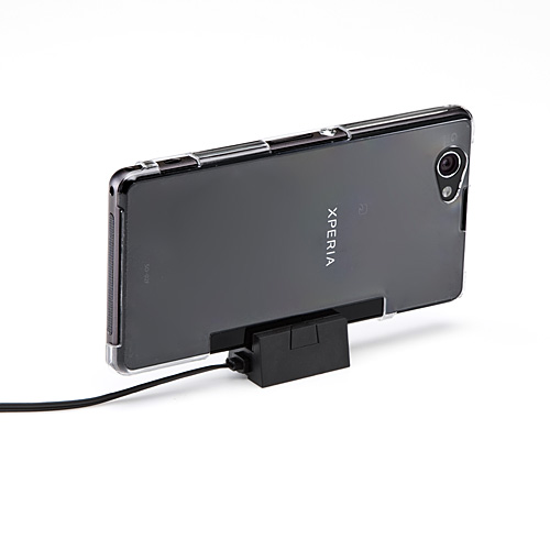 Xperia Z1f用マグネット充電ケーブル スタンドタイプ（USB-マグネット