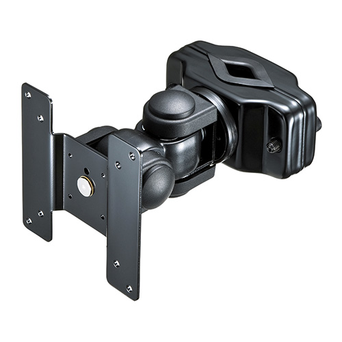 モニターアーム｜43インチ・ポール取り付け・上下/左右/回転調節