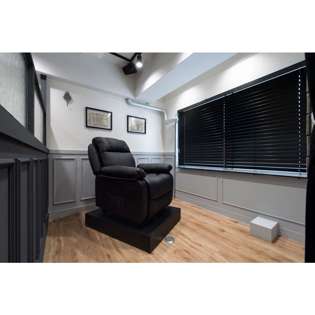 電動ラウンジチェア SHIFFON Jr(ブラック)｜まつげエクステ商材の松風