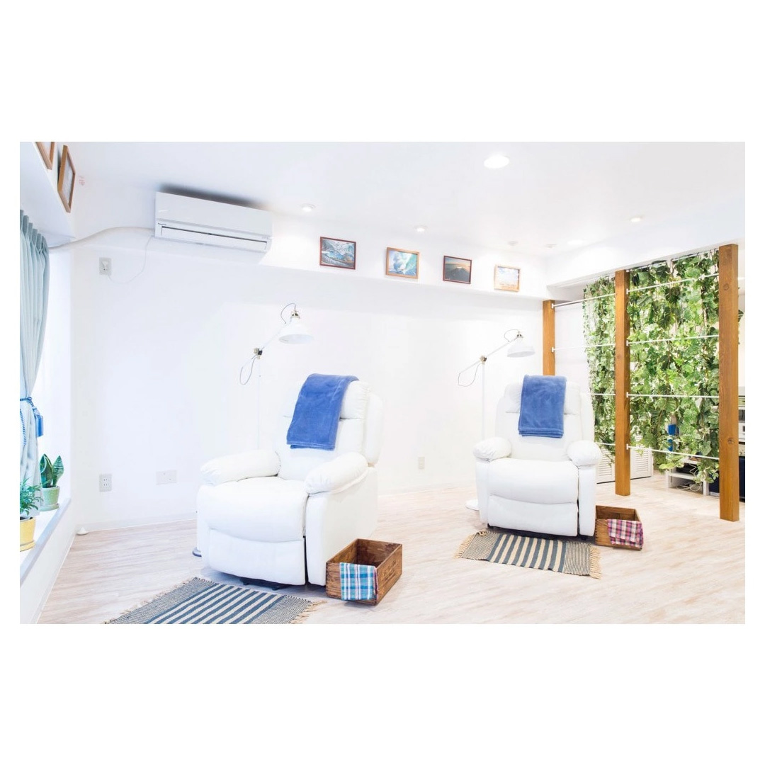 電動ラウンジチェア SHIFFON Jr(グレージュ)｜まつげエクステ商材の松風