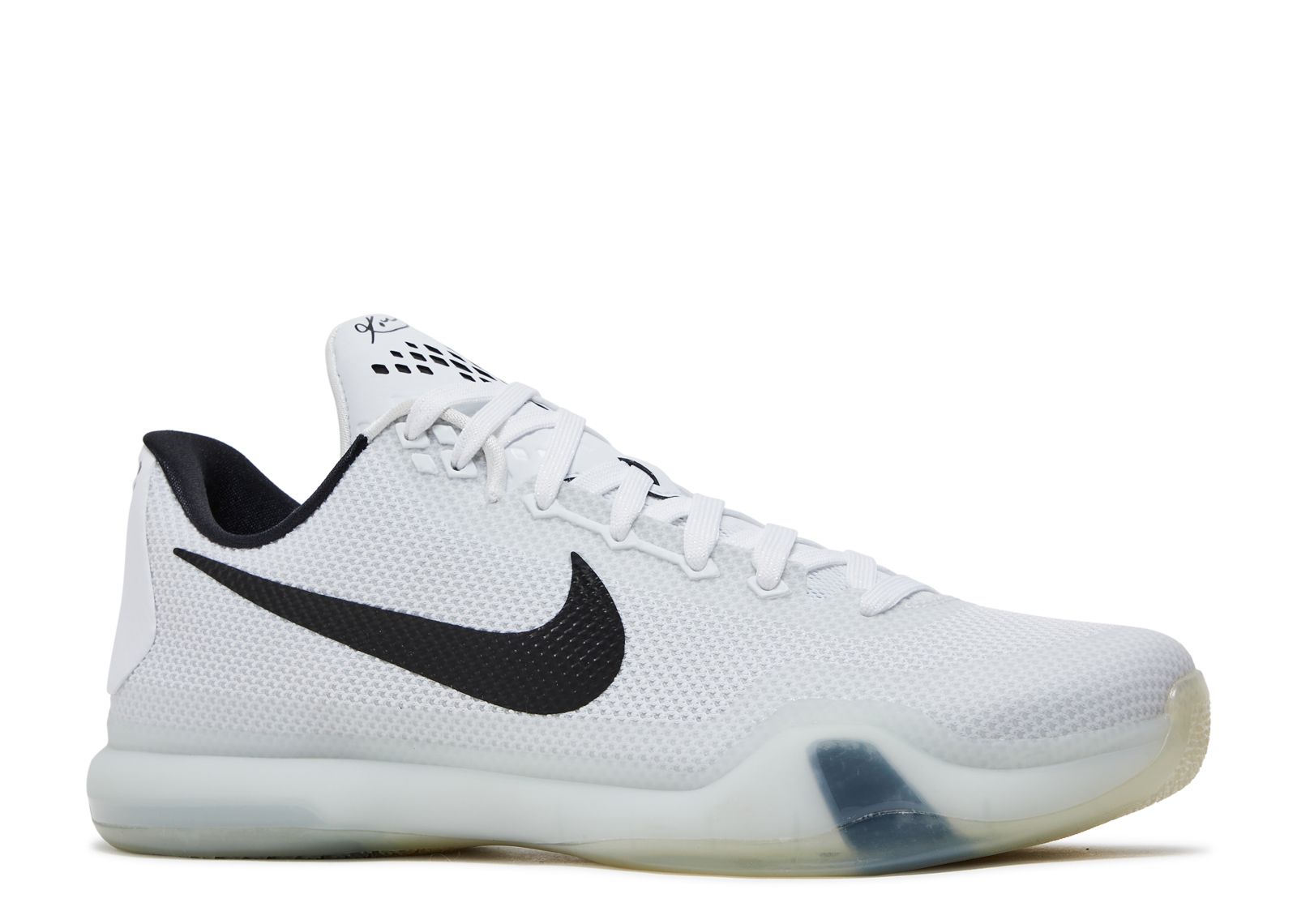 Kobe 10 'Fundamentals' - Nike - 705317 100 - white/black-wolf grey