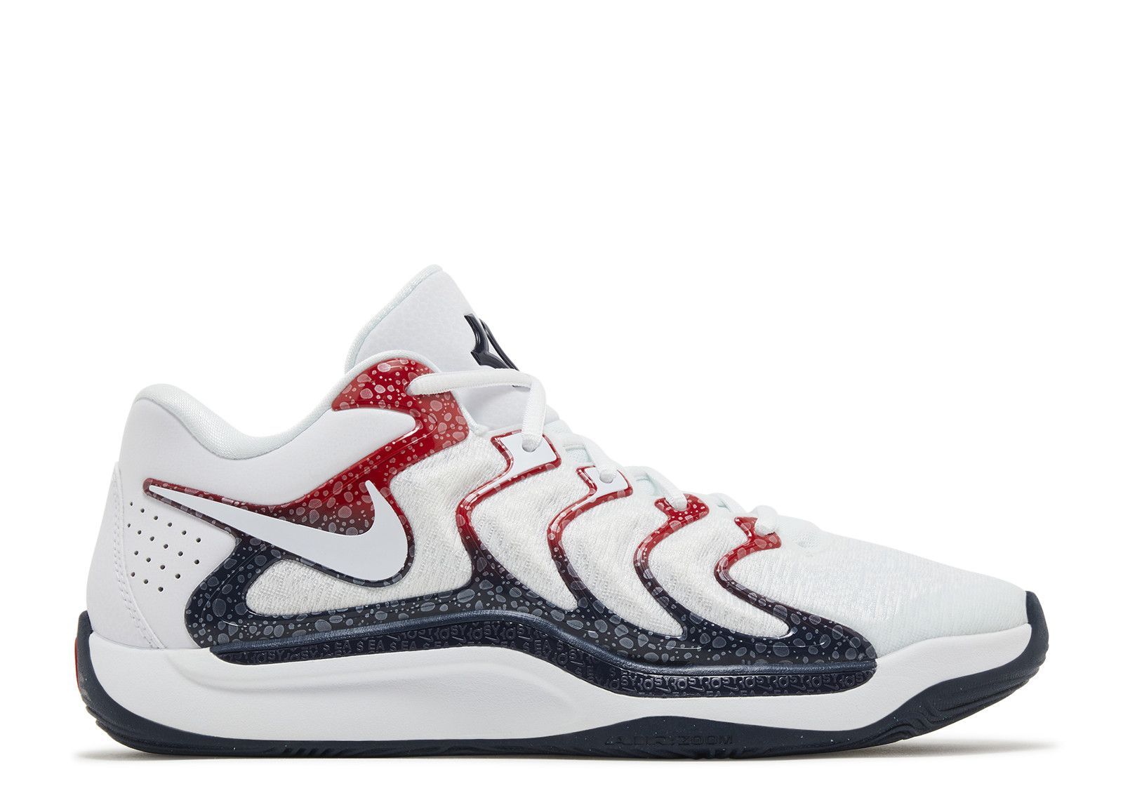 KD 17 'USA' - Nike - FJ9487 101 - white/university red/obsidian
