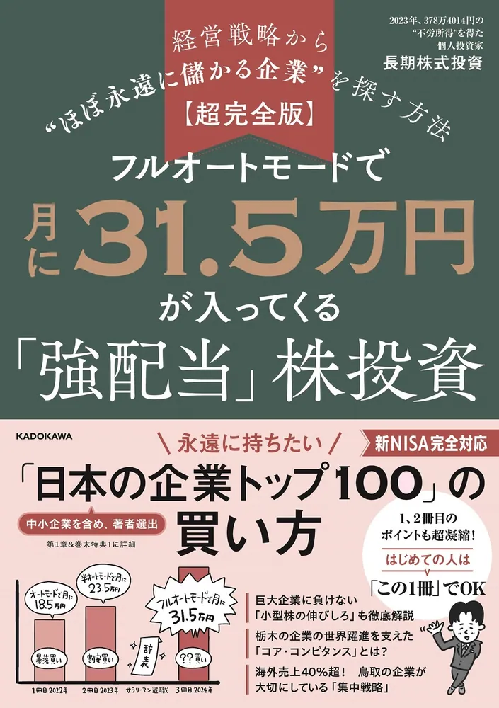 超完全版】フルオートモードで月に31.5万円が入ってくる「強配当」株