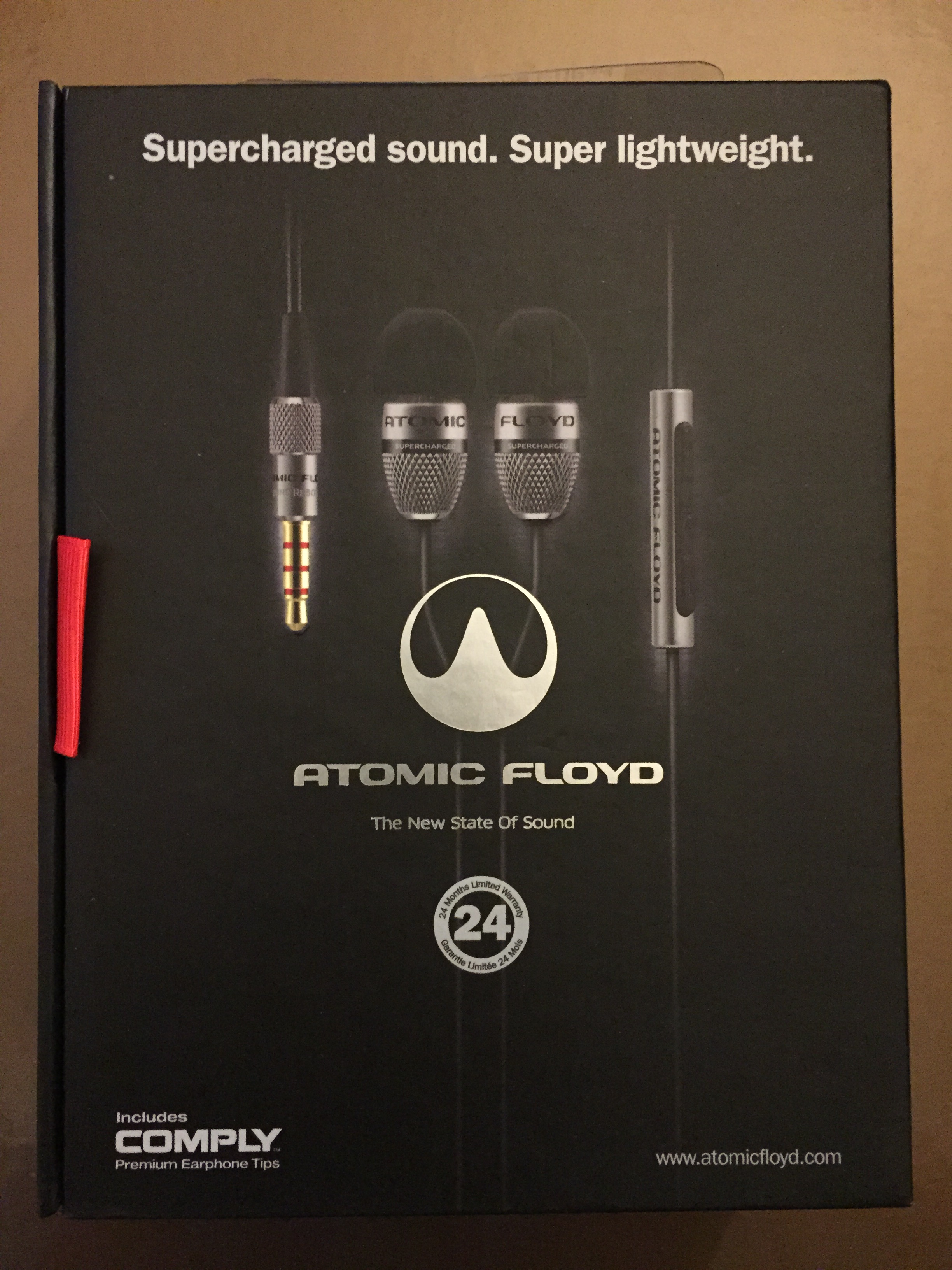 Atomic Floyd SuperDarts Titanium +Remote Noise Isolating Hi-Res In