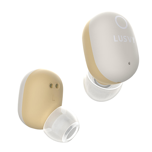 ラスヴィー（LUSVY） BEANS 完全ワイヤレスイヤホン ソイベージュ
