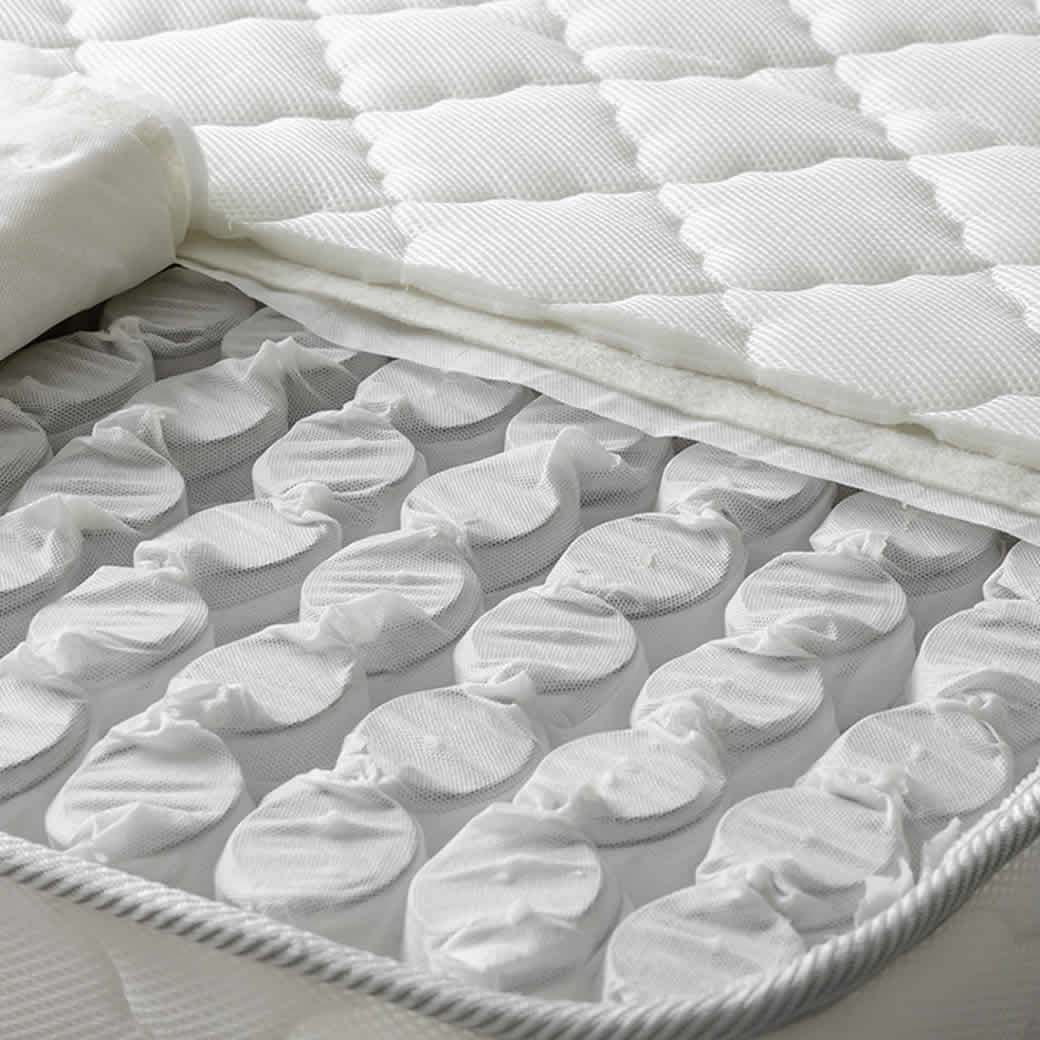 薄型ポケットコイルマットレス 11cm厚 セミシングル ベッドマットレス