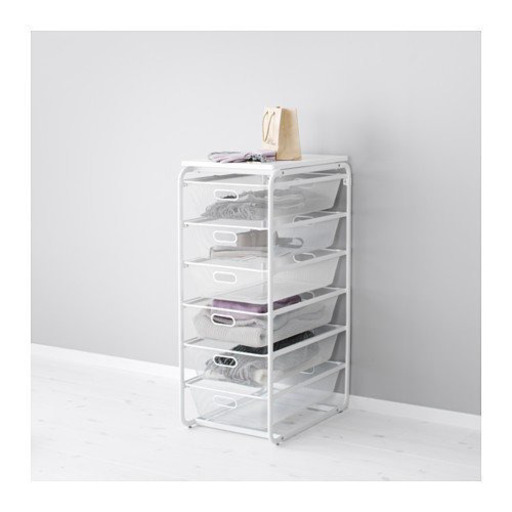 IKEA ALGOT イケア アルゴート 6段 天板付き 衣類収納 収納ケース