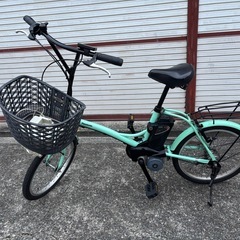 パナソニック電動自転車20インチ 5Ah (Mu_&) 船尾の電動アシスト自転車