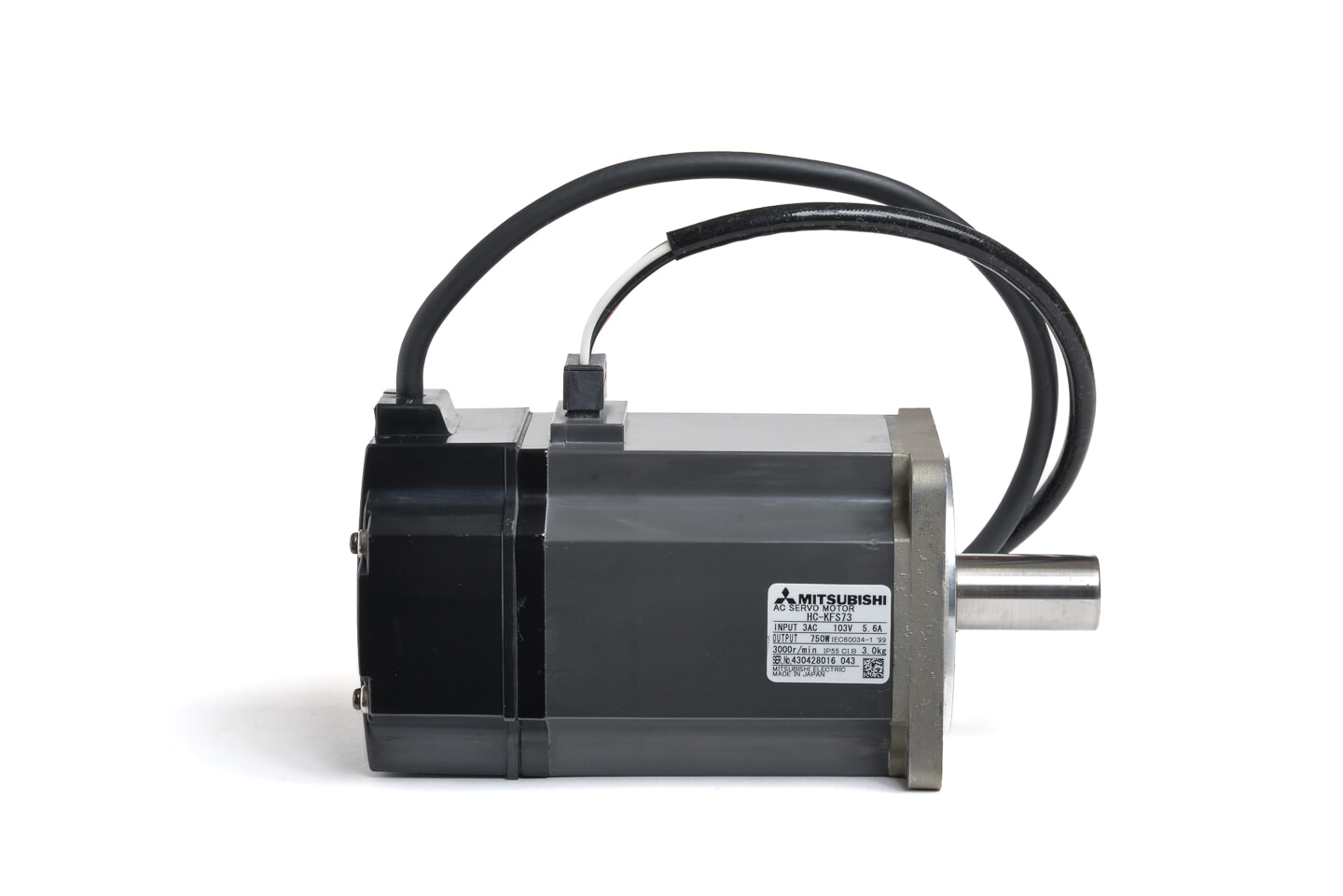 三菱 ACサーボモータ HC-KFS73 (シャフトに細かい錆あり) | 保守部品.com