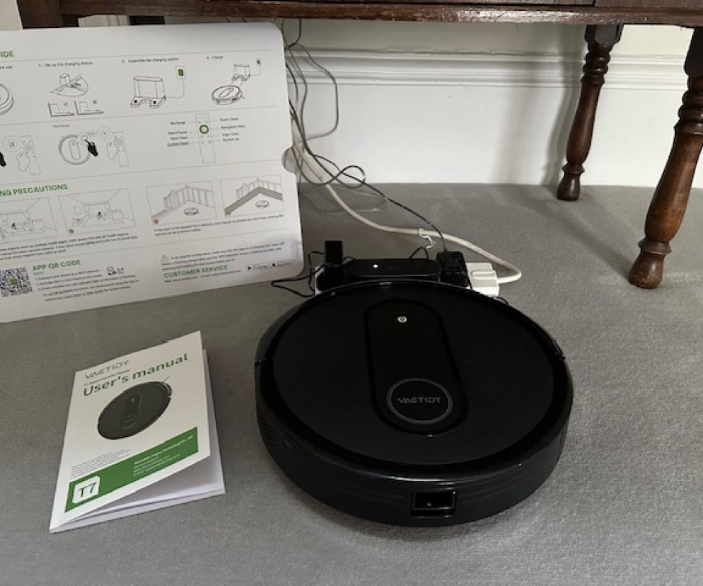 VacTidy Nimble T7 Robot Vacuum and Mop review | Homes and Gardens