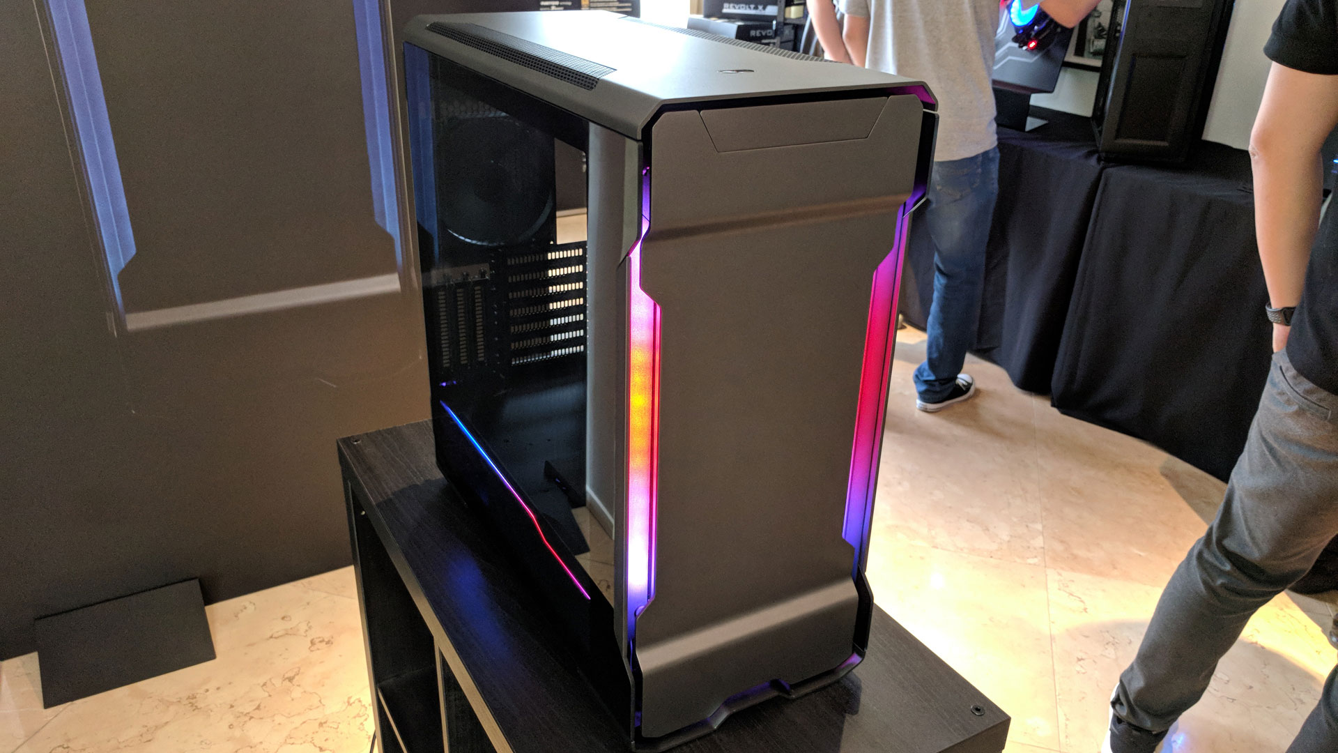 Phanteks' redesigned Evolv X case has mounts for 9 SSDs and room