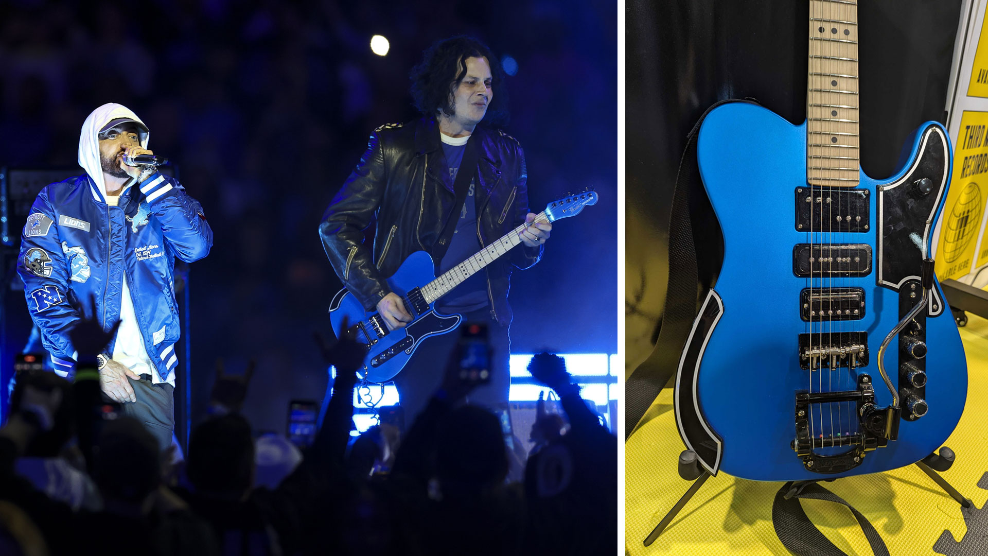 Eddie Vedder uses Jack White's signature to play Pearl Jam song