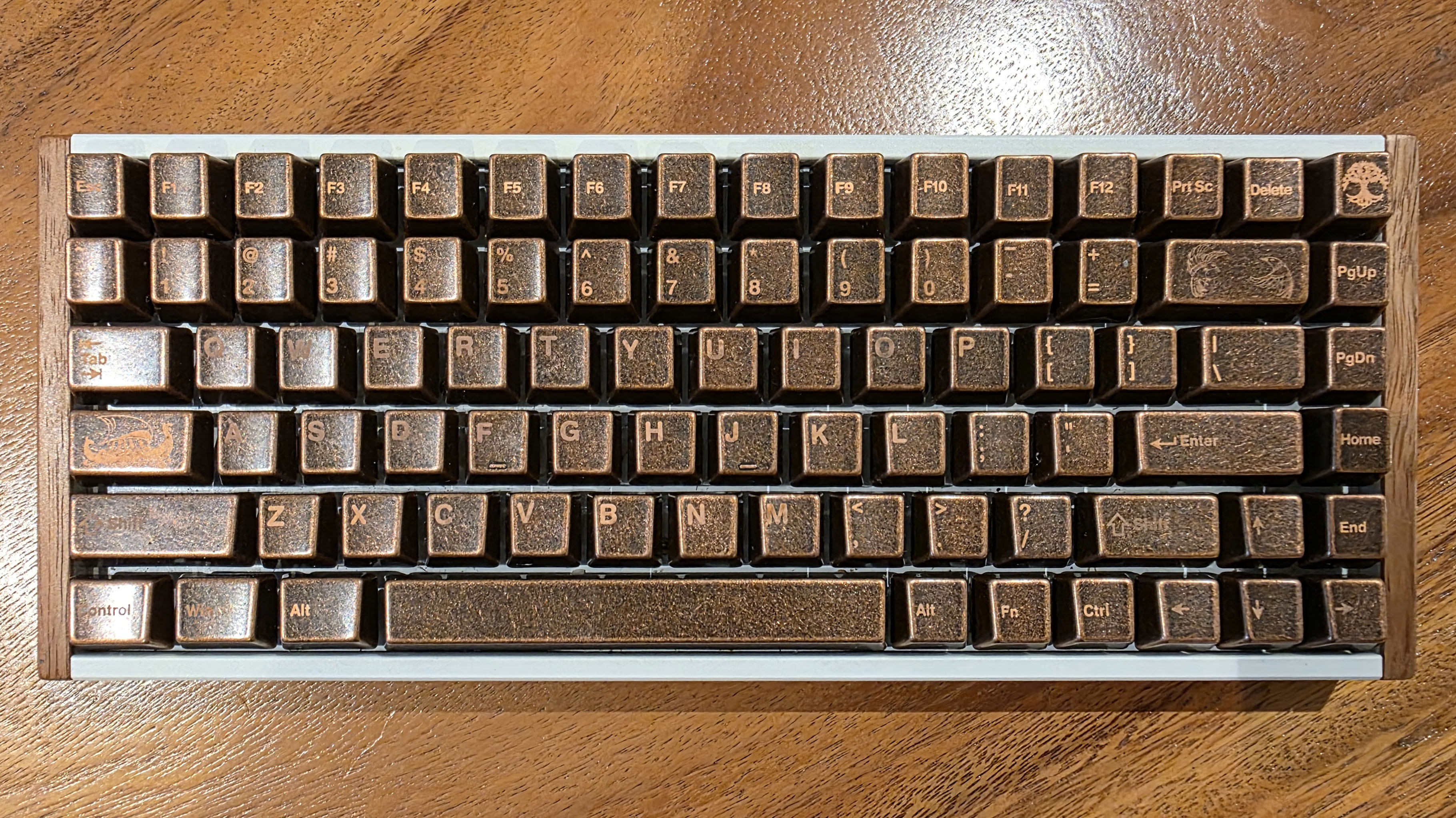 Awekeys Antiques Metal keycaps are Viking-themed luxury for your