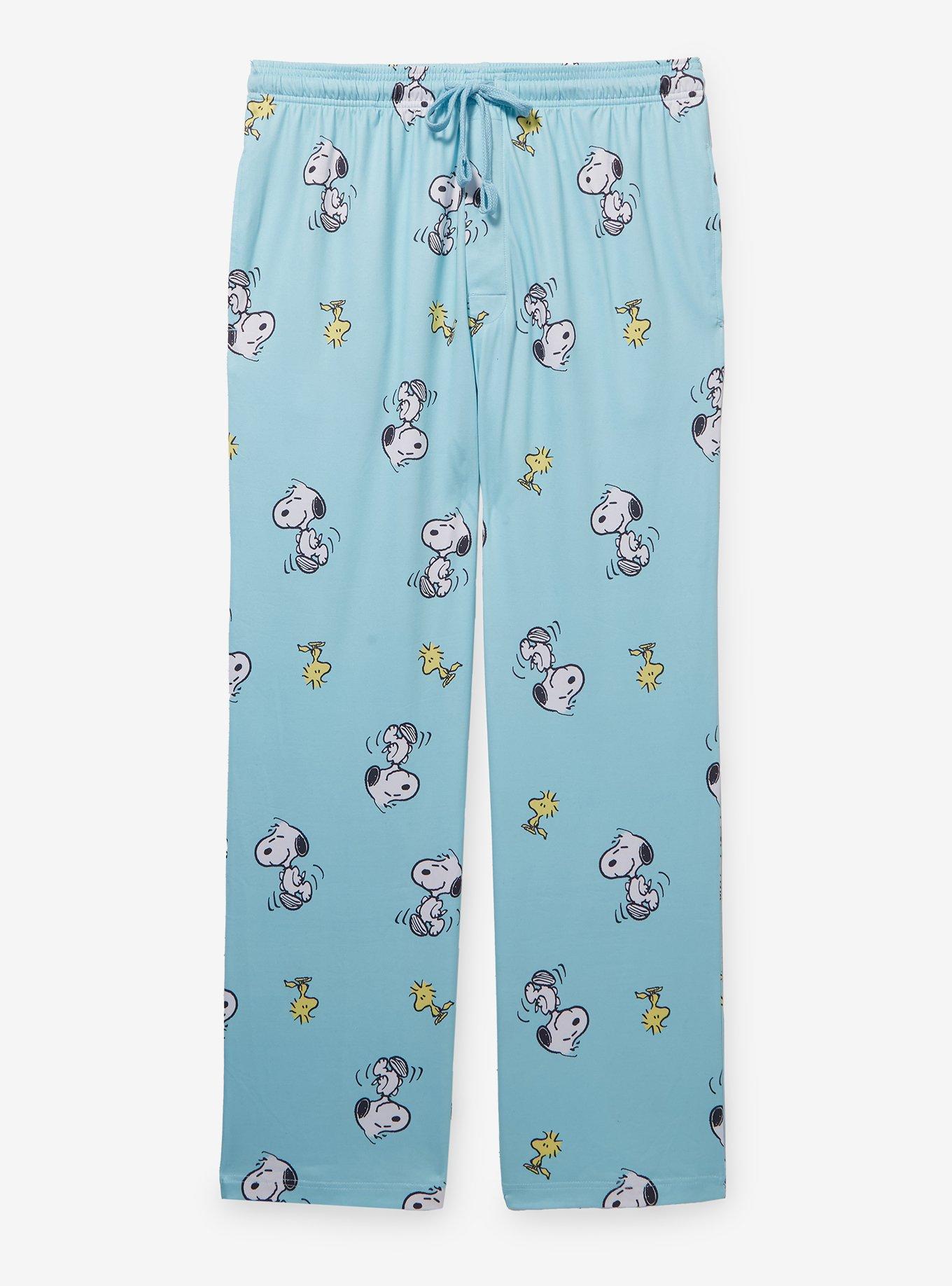 Peanuts Snoopy & Woodstock Allover Print Sleep Pants -- BoxLunch
