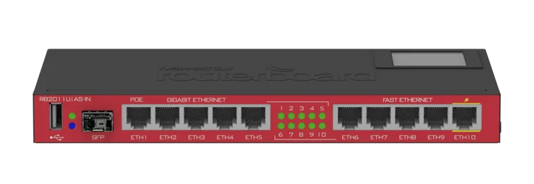 MikroTik · RB2011UiAS-IN