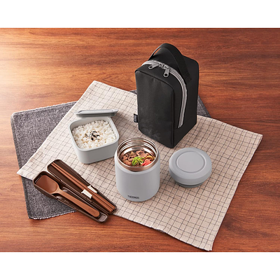 Thermos Vacuum & Thermal Soup Lunch Set 800Ml | Nijiya Market