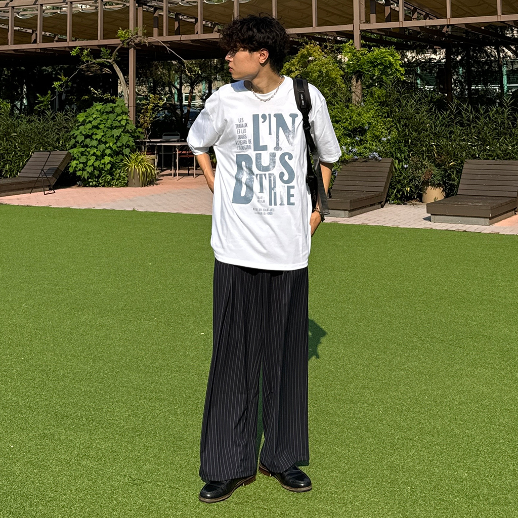 ストライプワイドスラックス | ファッション通販サイト NUGU