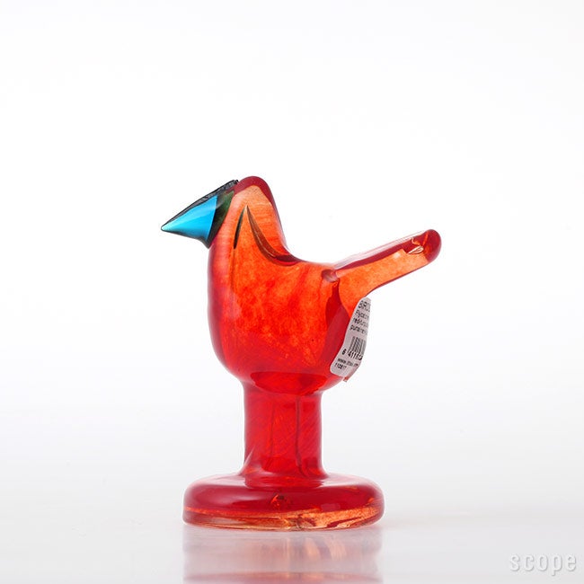 販売終了】iittala | Birds by Toikka ミニシエッポ脚付 ターコイズ x