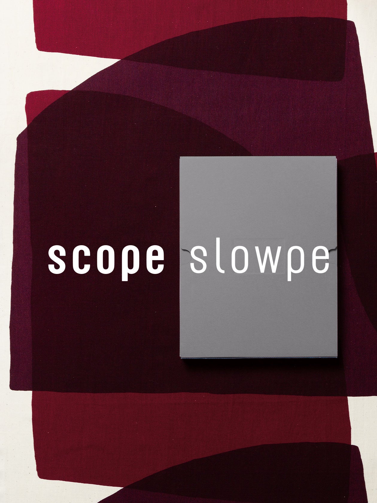 スコープ テーブルクロス　Slowpe Sliceワイン 170㎝ 販売終了】Slowpe<br>Slice ワイン