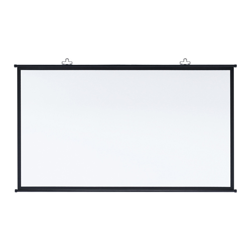 PRS-KBHD90【プロジェクタースクリーン（壁掛け式）】シンプルな壁掛け