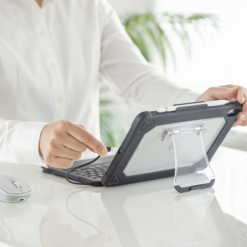 SKB-IP6BK【iPad 第10世代、A16専用ケース付きキーボードタイプC