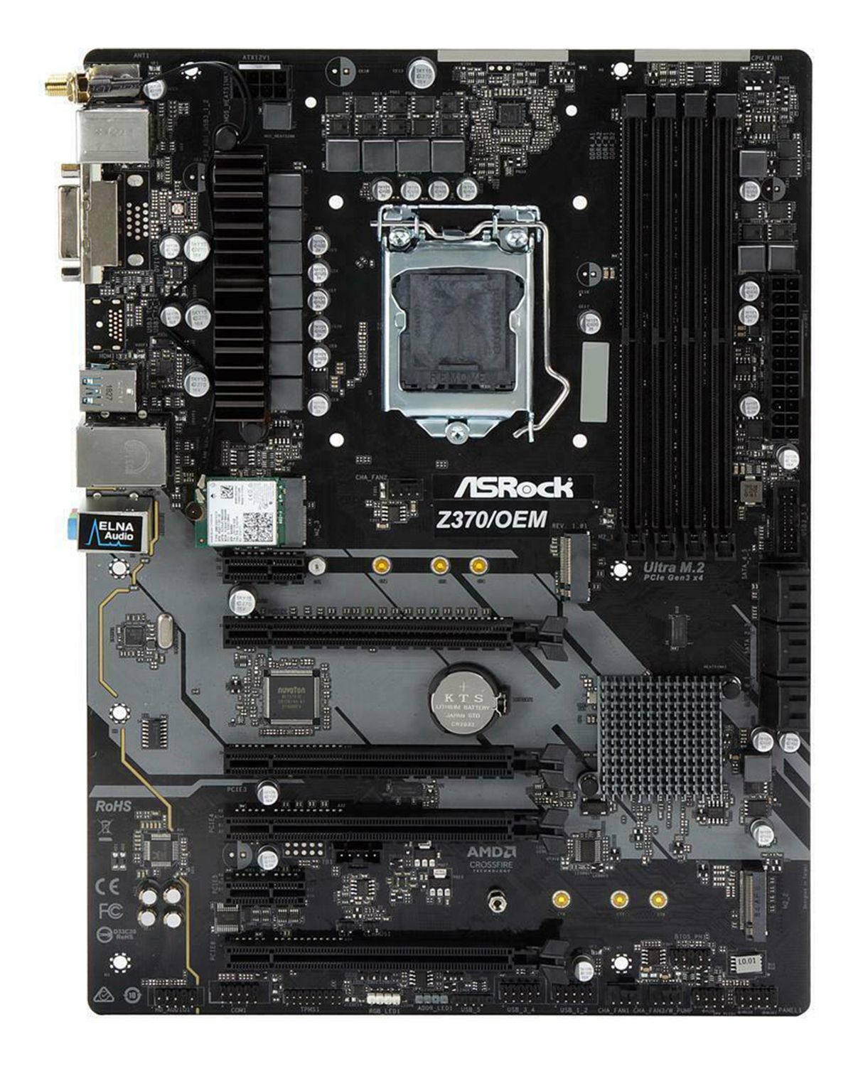 ASRock Z370 Pro4 Socket LGA 1151 Intel Z370 8th 6x SATA3 6.0Gbps