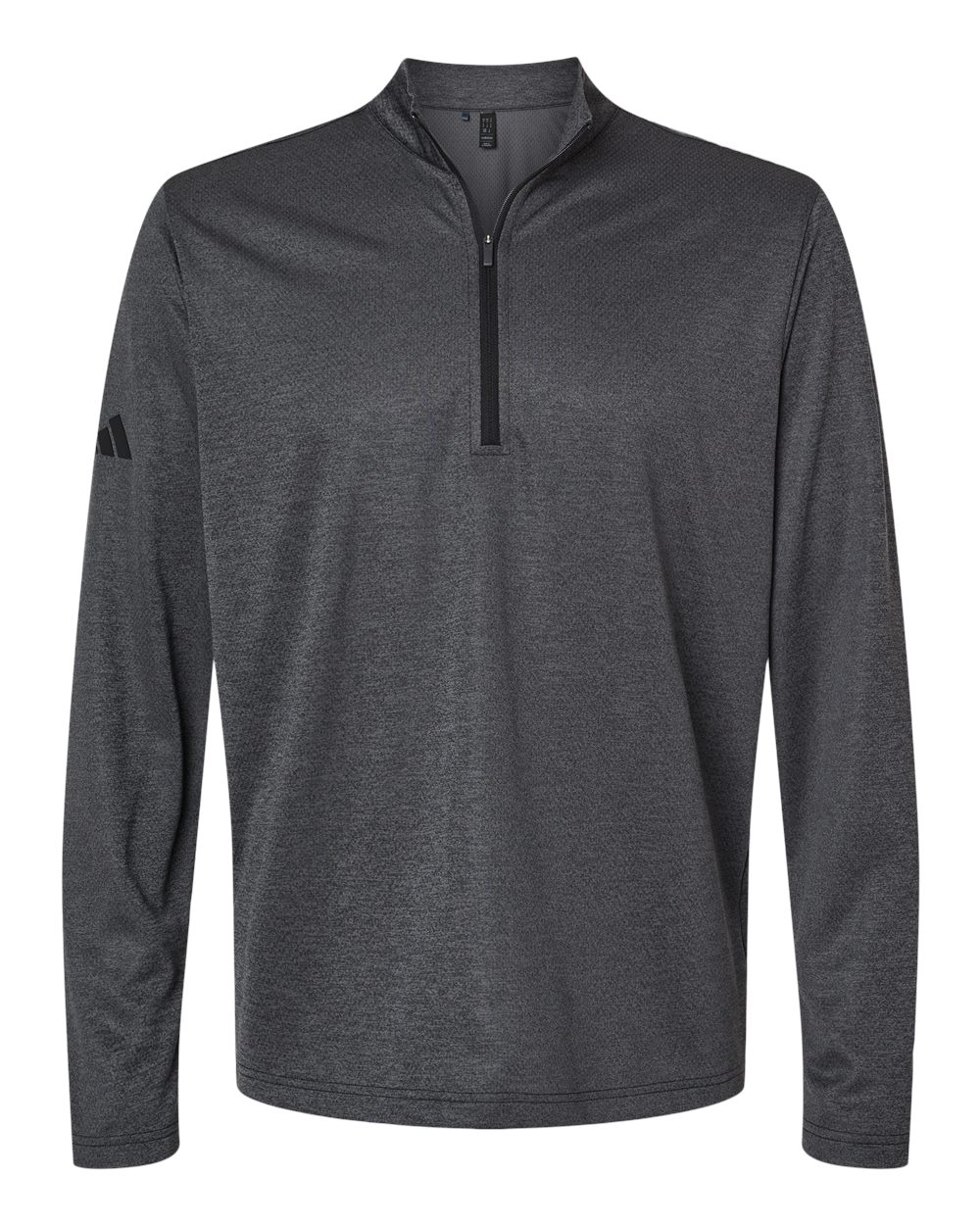 adidas A593 Men's Space Dyed 1/4-Zip Pullover | S&S