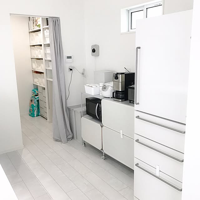 無印良品 スチールユニットシェルフ・サイドパネル・小・ライトグレー