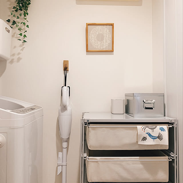 無印良品 スチールユニットシェルフ帆布バスケットセット・スチール棚