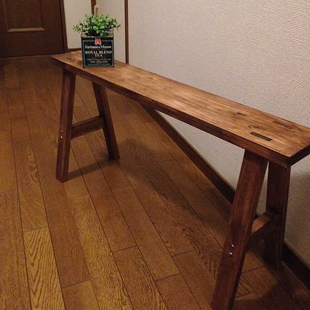 IKEA ベンチDIYのインテリア・手作りの実例 ｜ RoomClip（ルームクリップ）