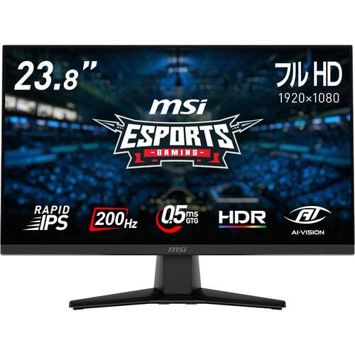 MSI エムエスアイ MAG 242F 23.8インチ フルHD ゲーミングモニター