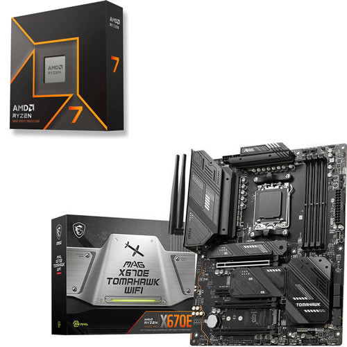 セット商品（AMD + MSI） Ryzen 7 9700X + MSI MAG X670E TOMAHAWK