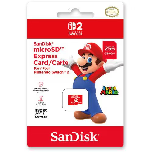 SanDisk サンディスク microSD Express Card 256GB for Nintendo